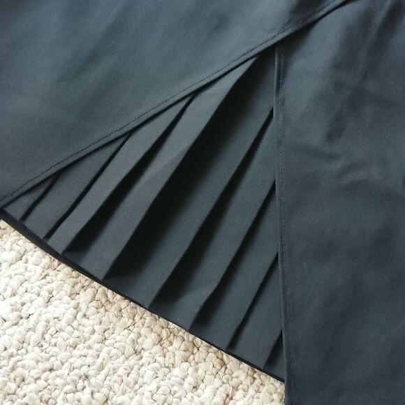 TIBI middle Pleated black mini skirt size 0 - Picture 6 of 11